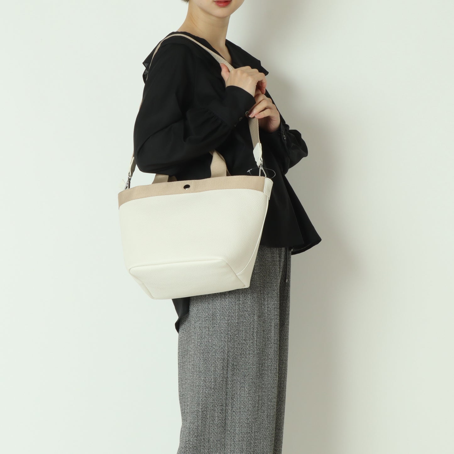 シュリンク舟型2wayトート  100003181