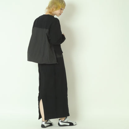 裾ドロスト付きスウェットトップス  25A-T-13