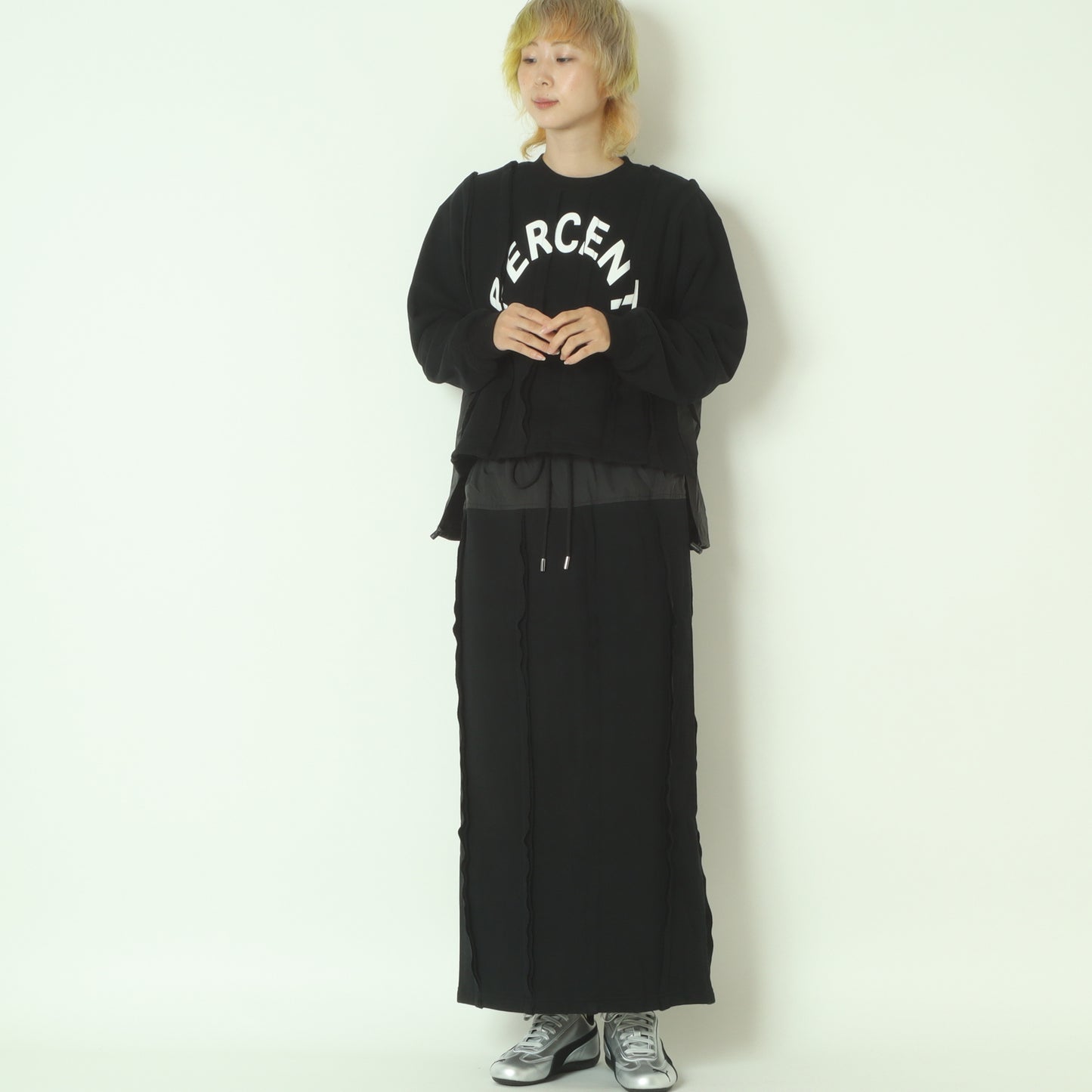 ドッキングスウェットスカート  25A-T-14