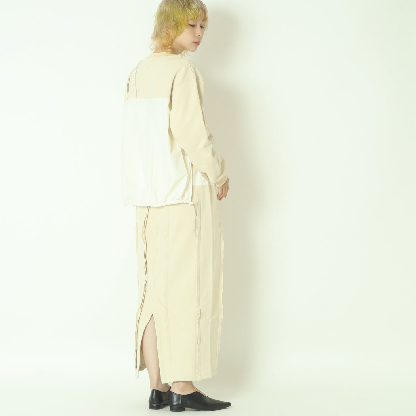 裾ドロスト付きスウェットトップス  25A-T-13