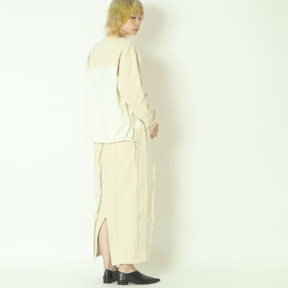 裾ドロスト付きスウェットトップス  25A-T-13