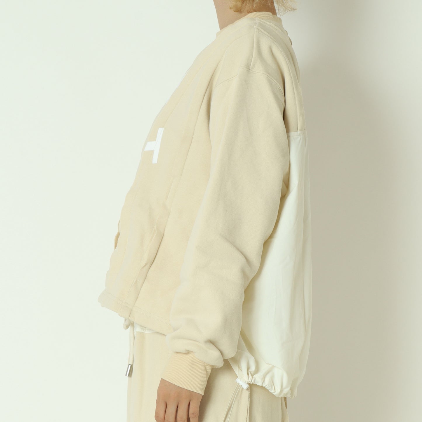 裾ドロスト付きスウェットトップス  25A-T-13