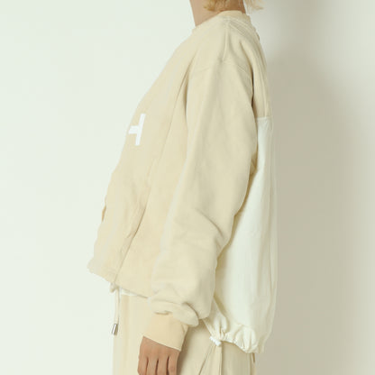 裾ドロスト付きスウェットトップス  25A-T-13