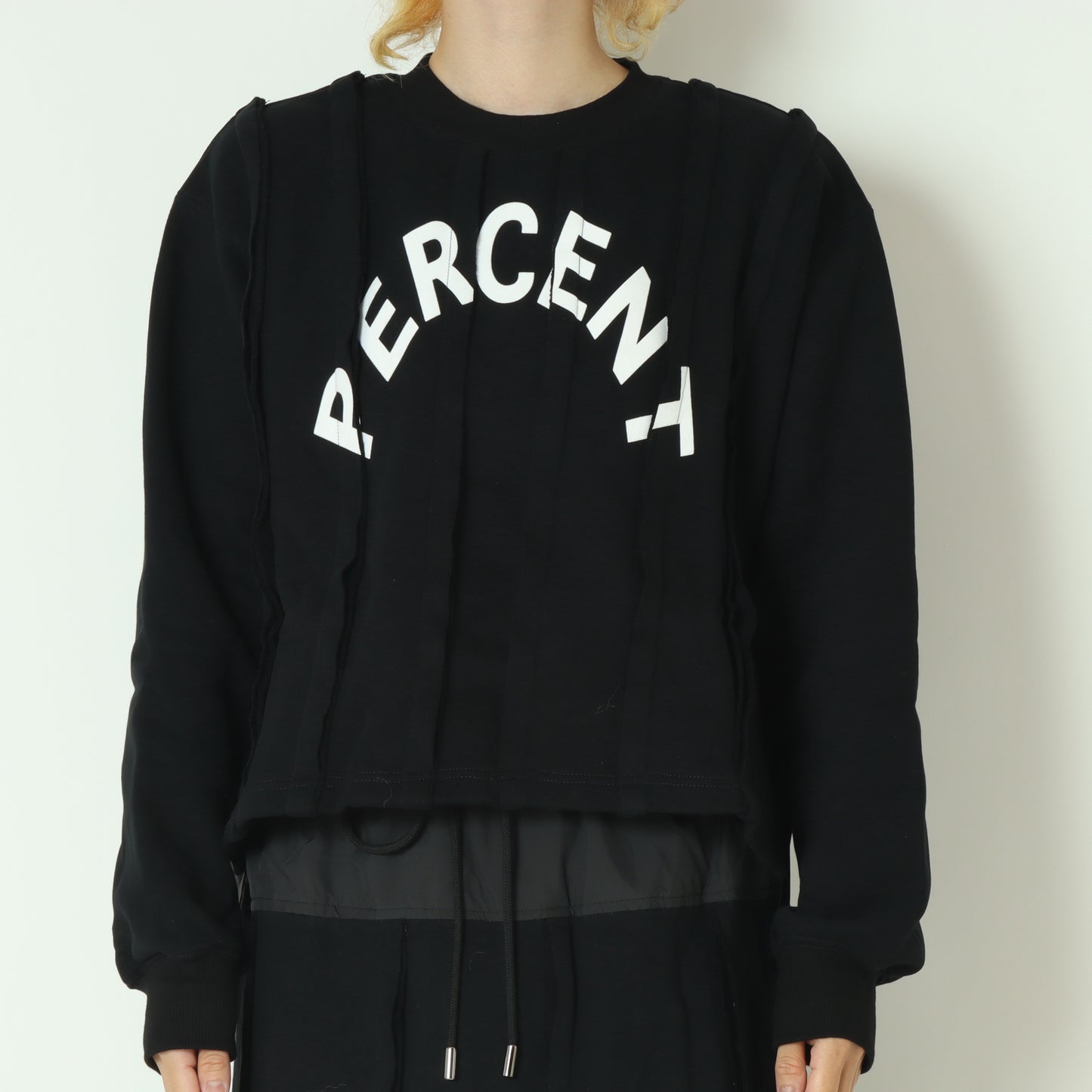 裾ドロスト付きスウェットトップス  25A-T-13