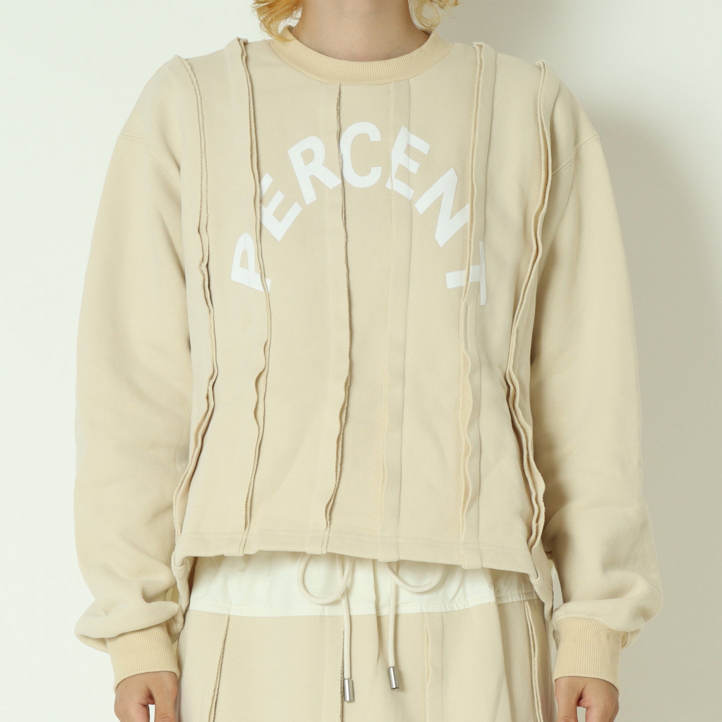 裾ドロスト付きスウェットトップス  25A-T-13