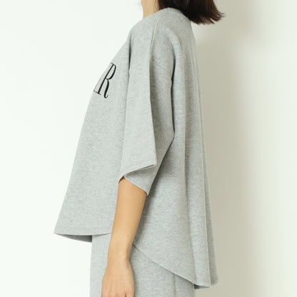 ロゴ刺繍半袖スウェットトップス　750332