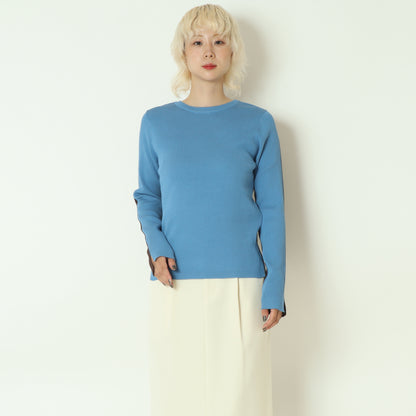 前後2WAY配色リブニット  256704