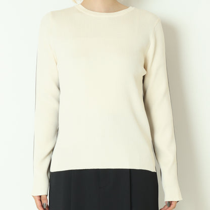 前後2WAY配色リブニット  256704