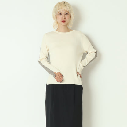 前後2WAY配色リブニット  256704