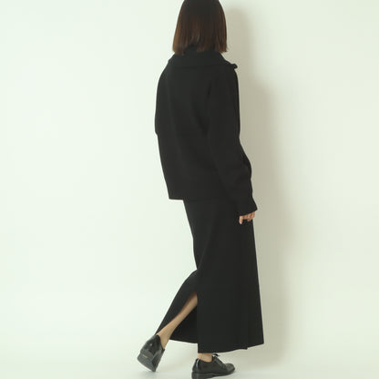 バックスリットニットスカート  256708