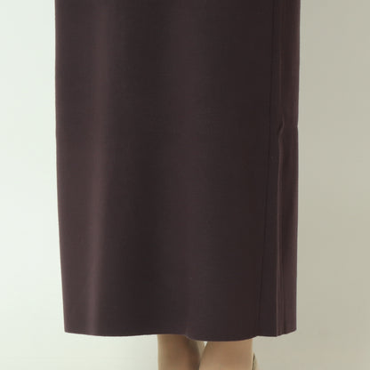 バックスリットニットスカート  256708