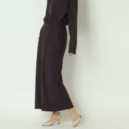 バックスリットニットスカート  256708