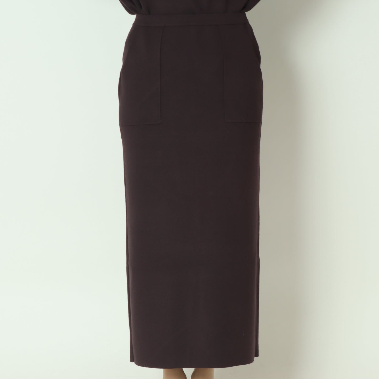 バックスリットニットスカート  256708