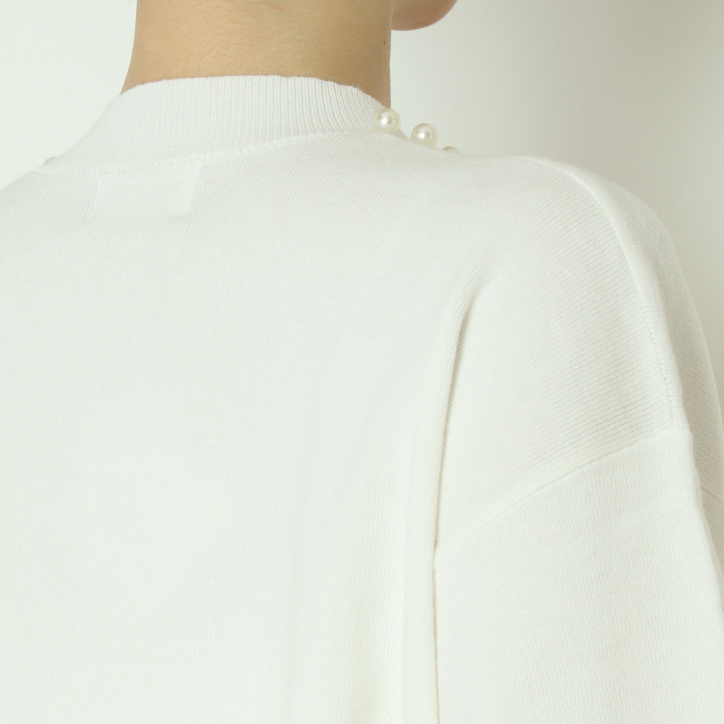 パールクルーネックニット 771215