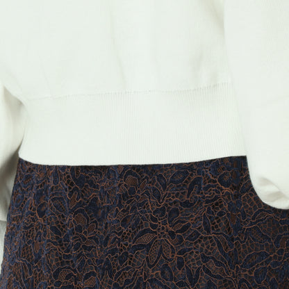 パールクルーネックニット 771215