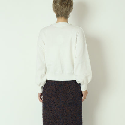 パールクルーネックニット 771215