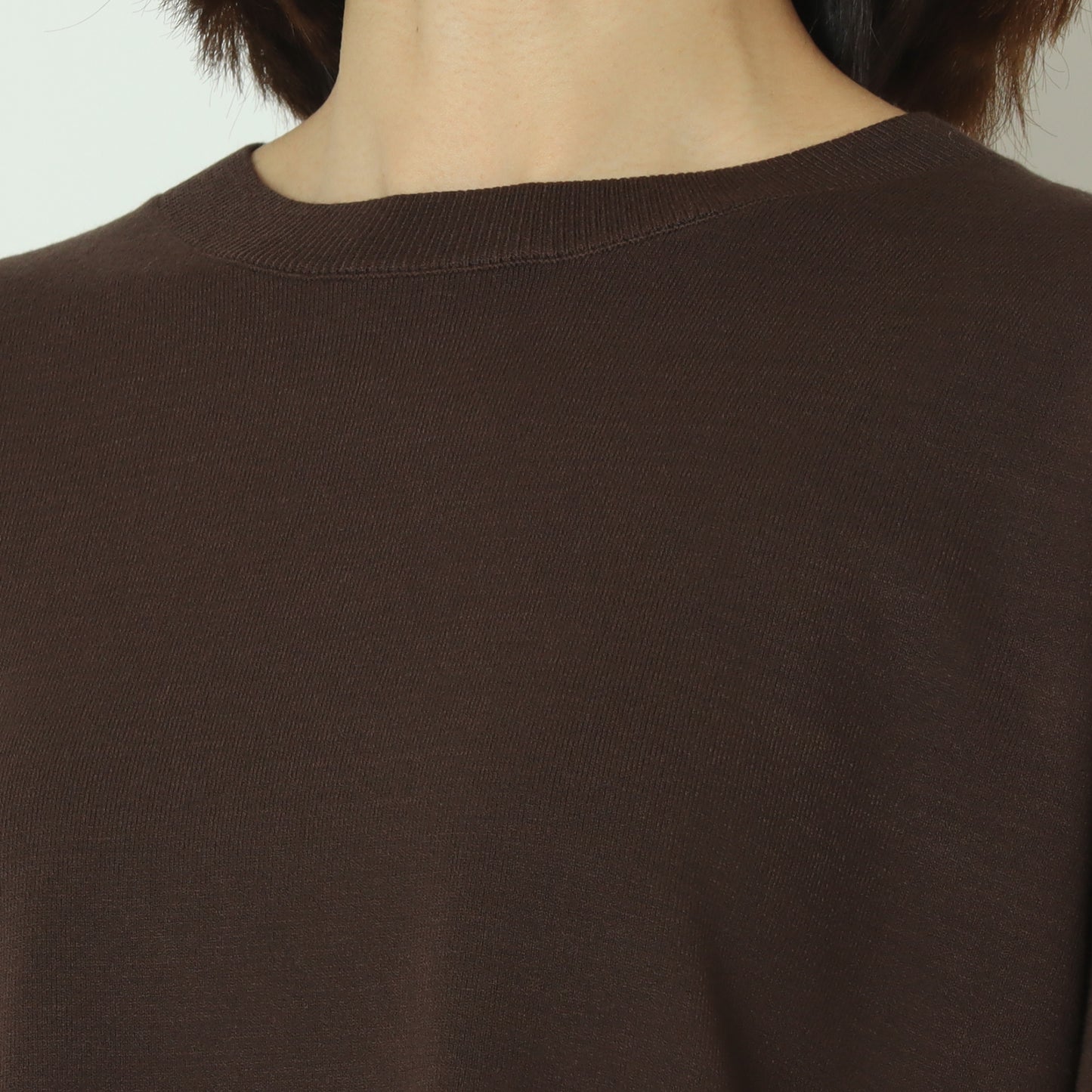 袖口配色デザインニットプルオーバー  256904