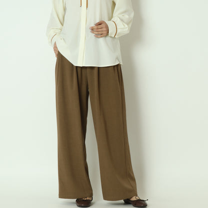 タックワイドパンツ  253951