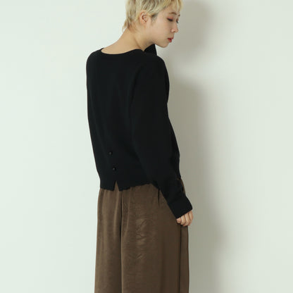 バックスリットパールニット 791203