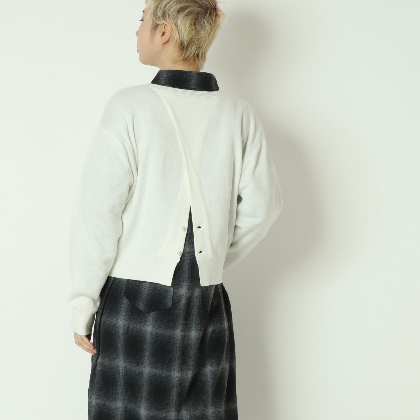 バックスリットパールニット 791203