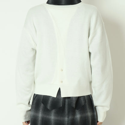 バックスリットパールニット 791203