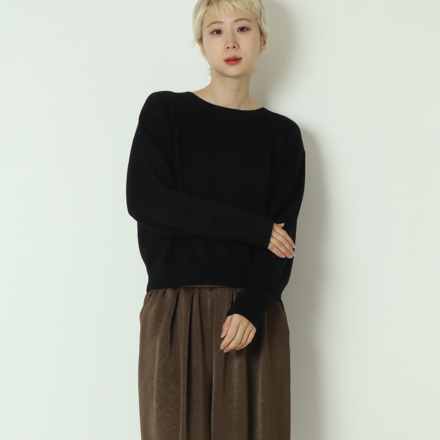 バックスリットパールニット 791203