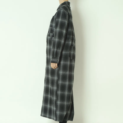 オンブレチェックワンピース 792708