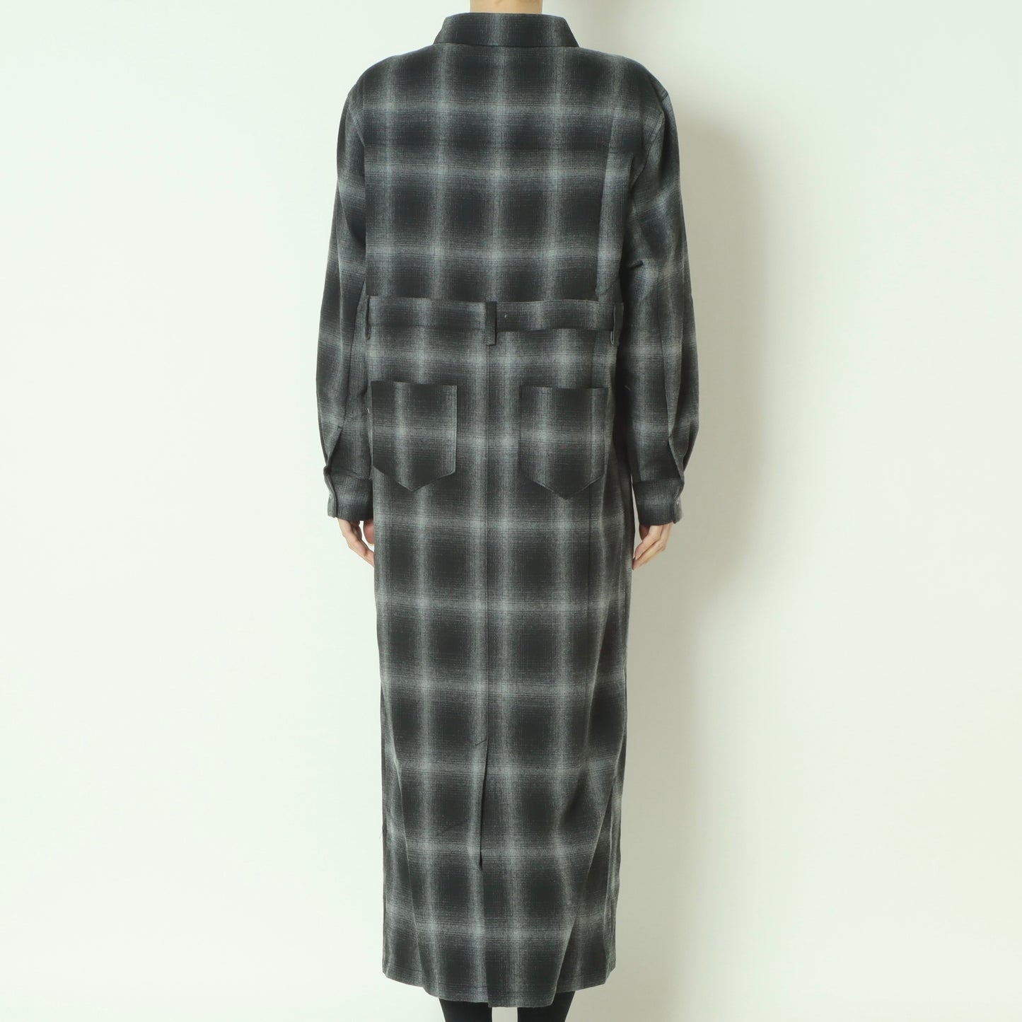 オンブレチェックワンピース 792708