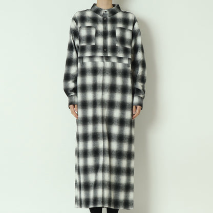オンブレチェックワンピース 792708