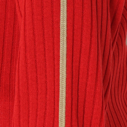 袖スリット配色ラインニット 791236