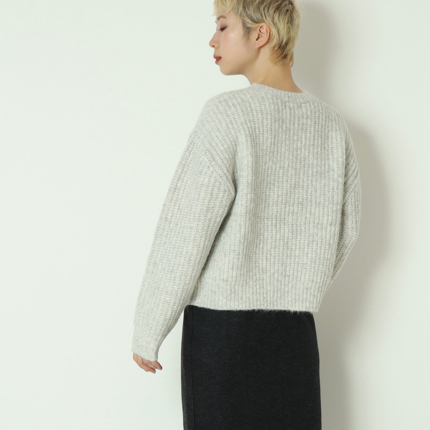 フレンチブルドッグ刺繍畦ニット 791218