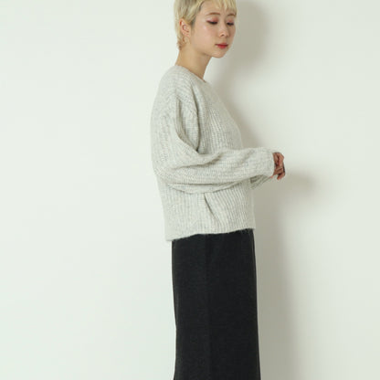 フレンチブルドッグ刺繍畦ニット 791218