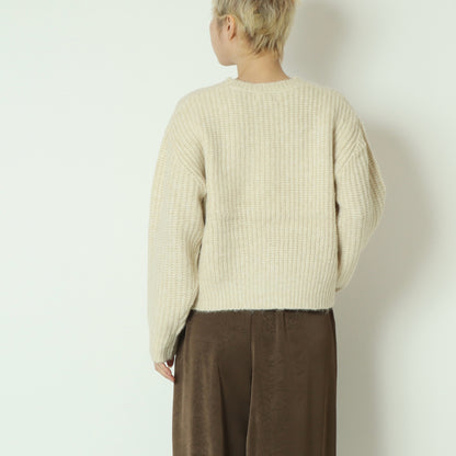 フレンチブルドッグ刺繍畦ニット 791218