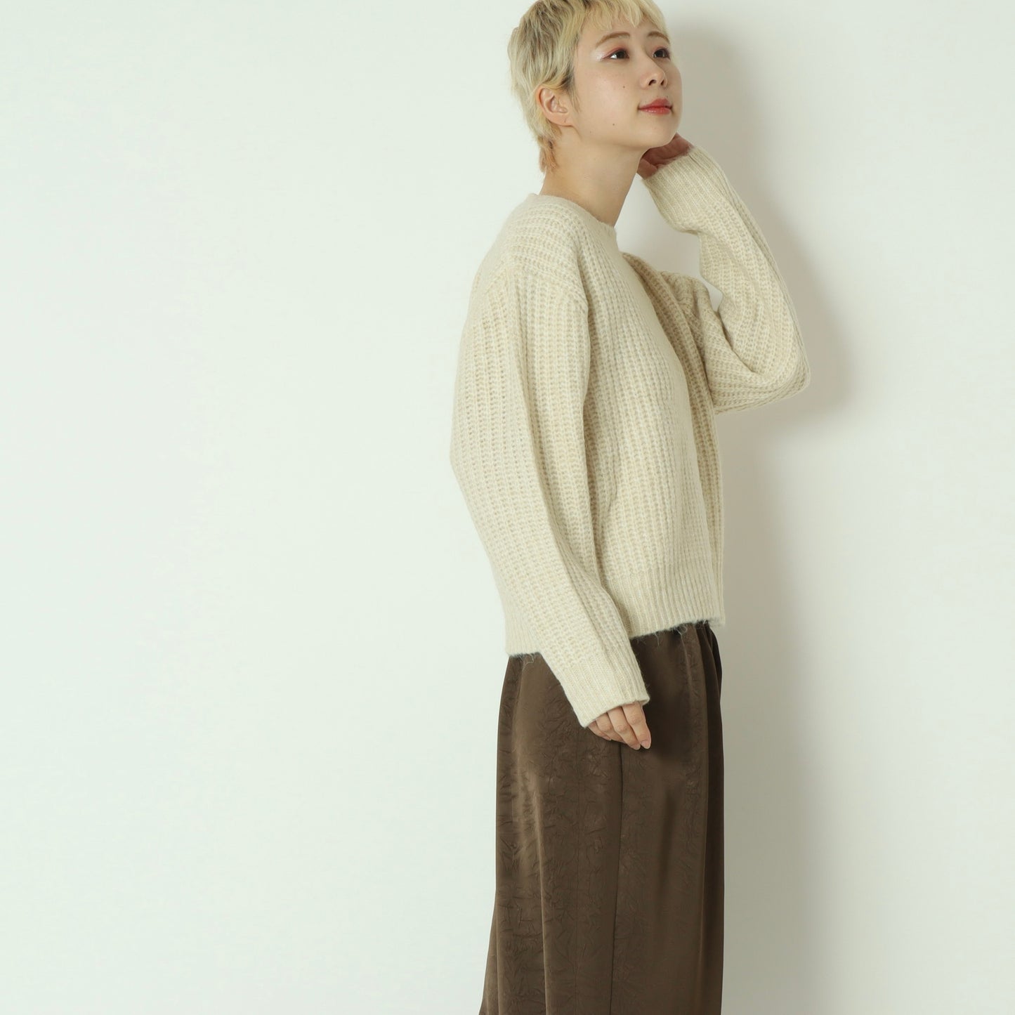 フレンチブルドッグ刺繍畦ニット 791218