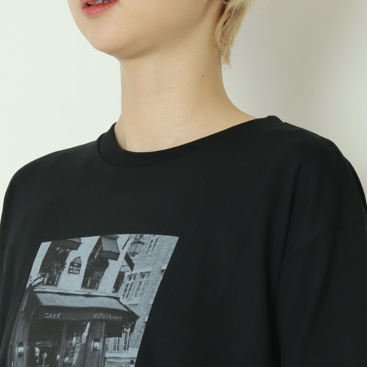フォトプリントロングスリーブTシャツ 790303