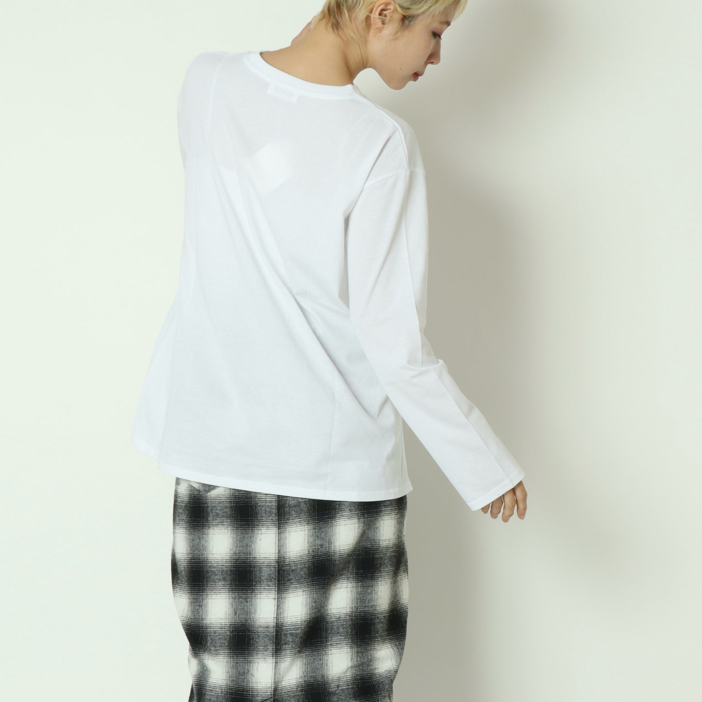 フォトプリントロングスリーブTシャツ 790303