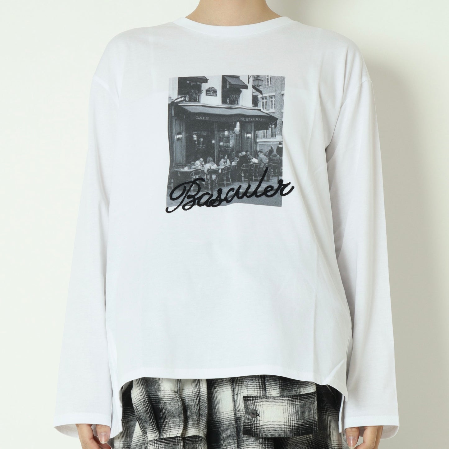 フォトプリントロングスリーブTシャツ 790303