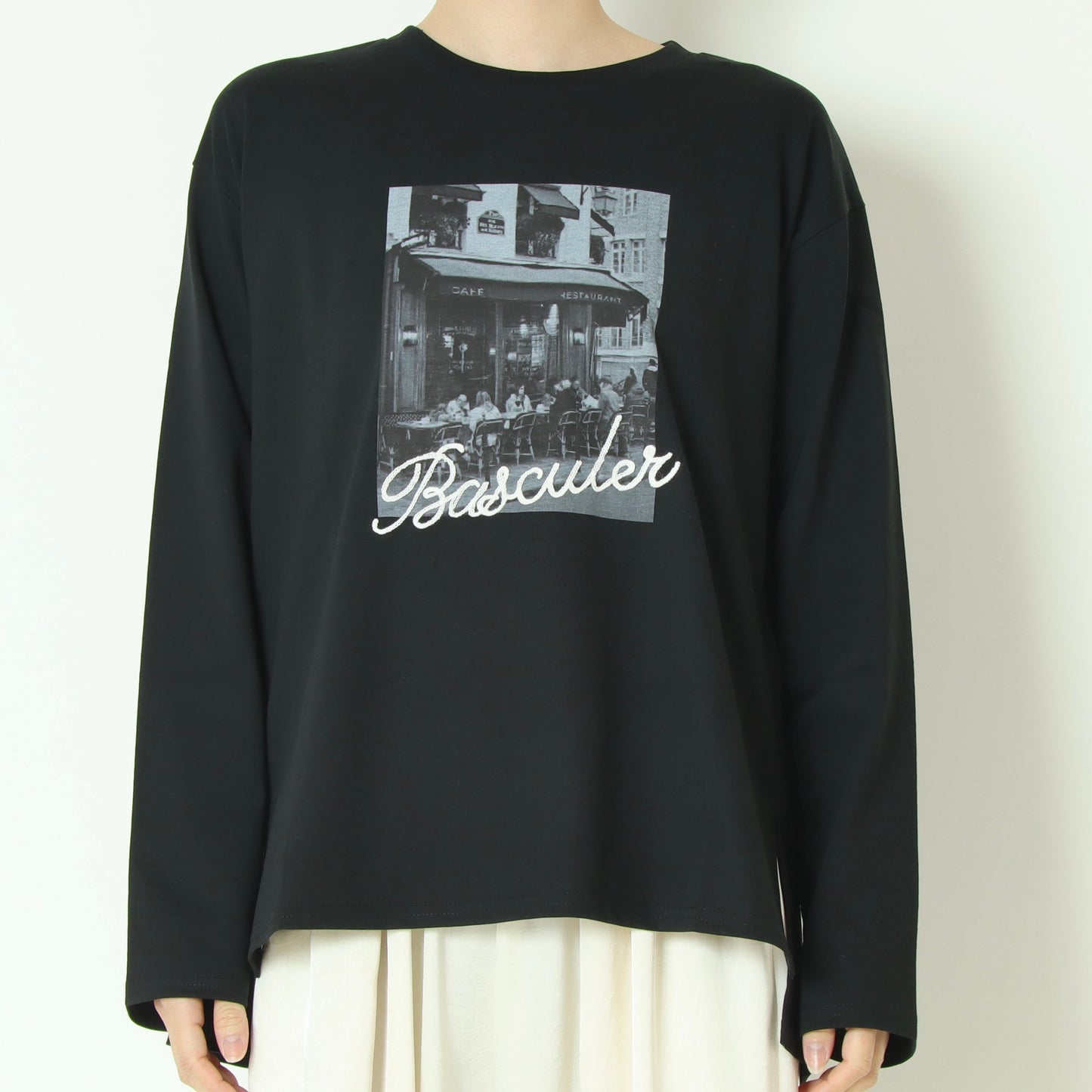 フォトプリントロングスリーブTシャツ 790303