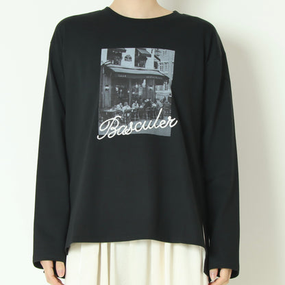 フォトプリントロングスリーブTシャツ 790303