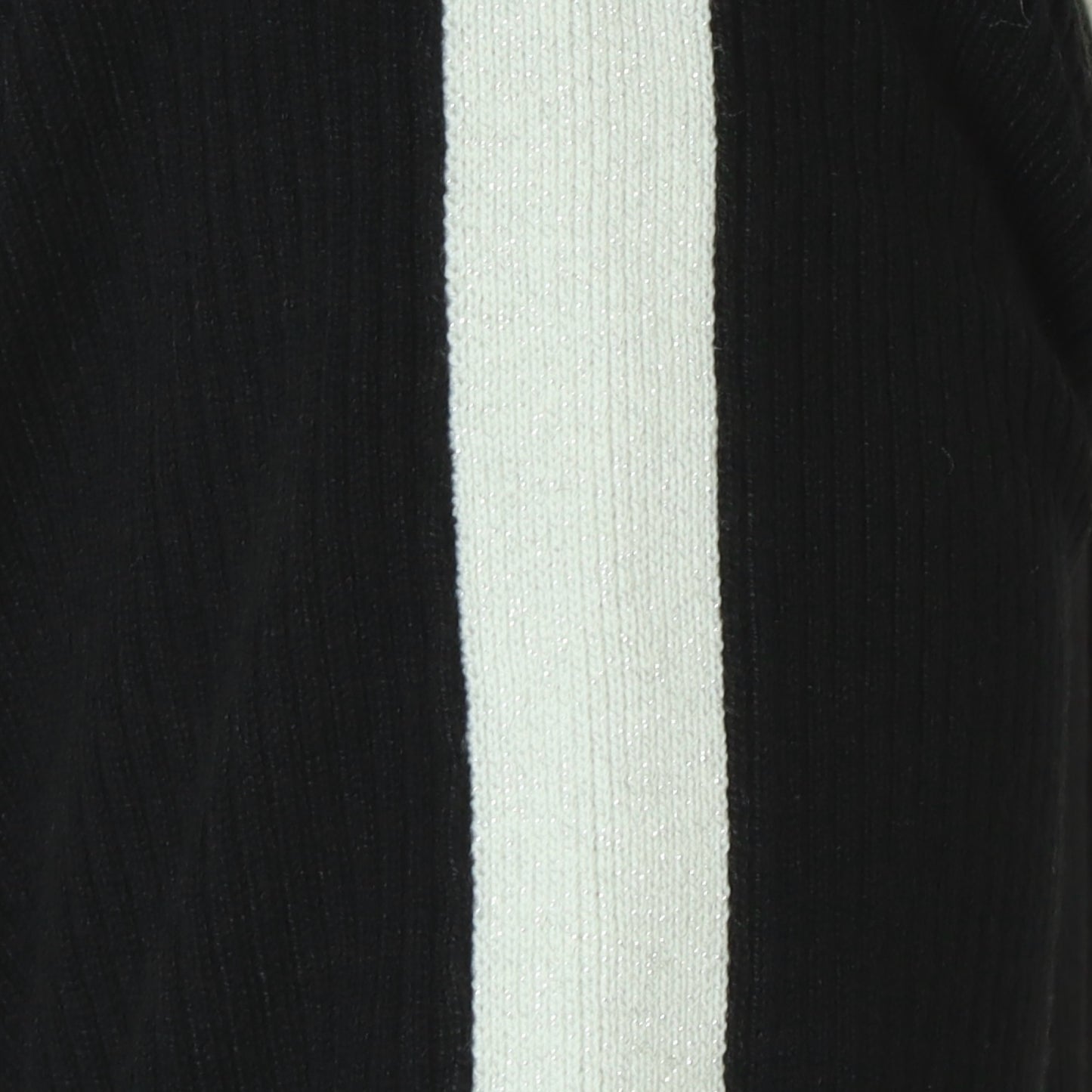 ラメ入りサイドラインリブニット 781208