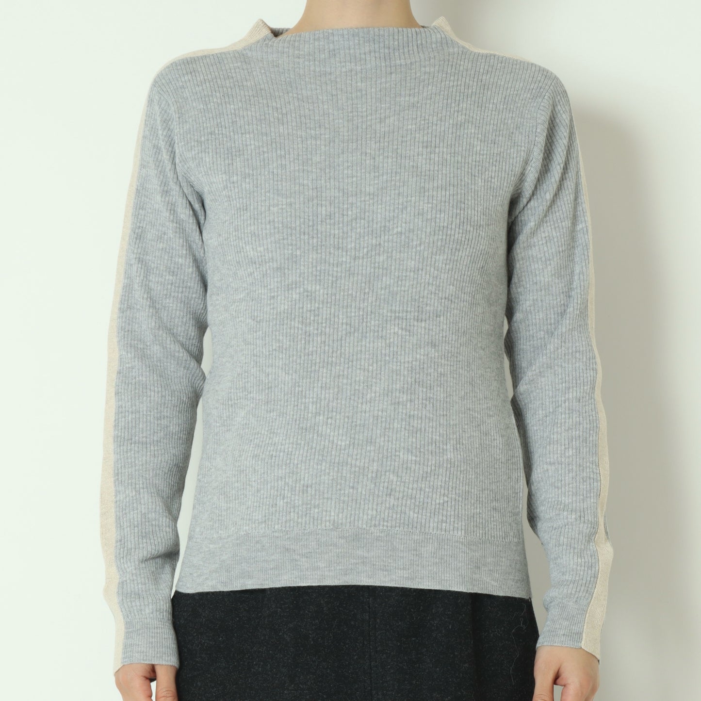 ラメ入りサイドラインリブニット 781208