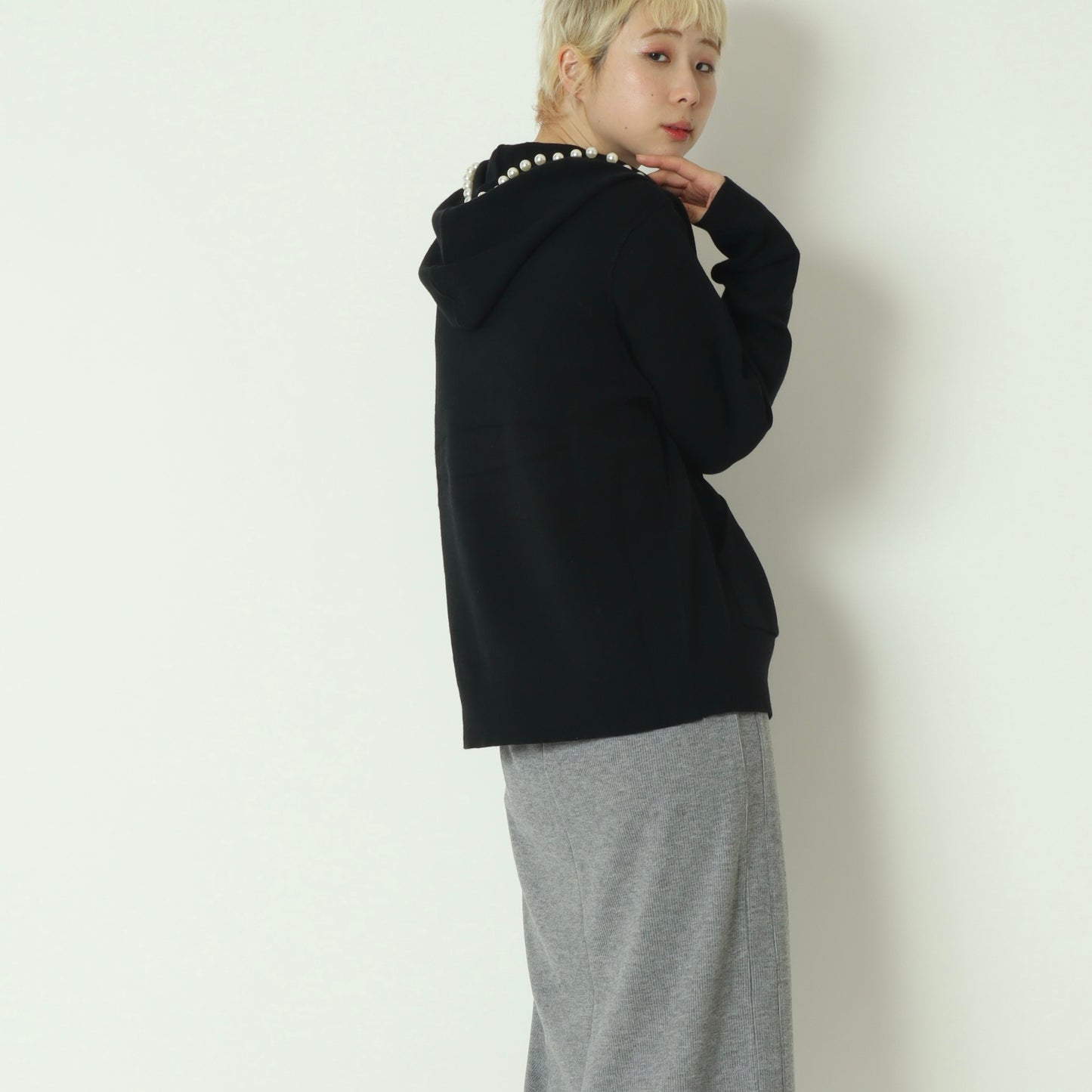 パールニットパーカー　781218