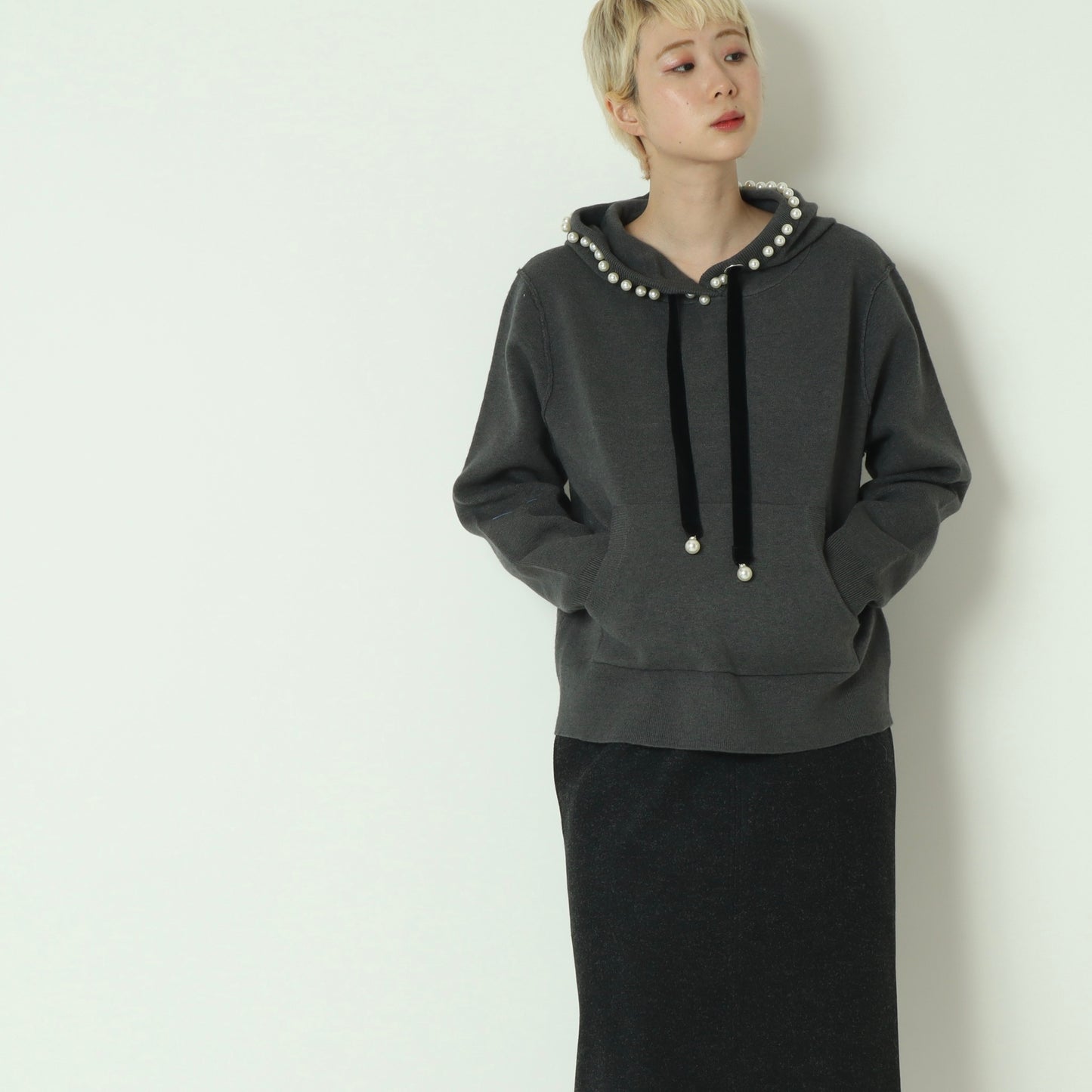 パールニットパーカー　781218