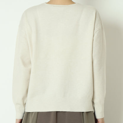 Vネックニットプルオーバー 523811