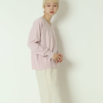 Vネックニットプルオーバー 523811