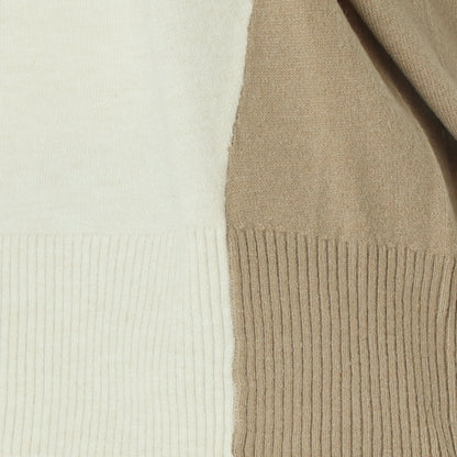 配色ニットプルオーバー 523812