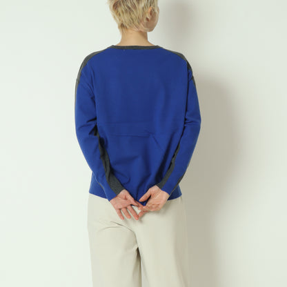 配色ニットプルオーバー 523812