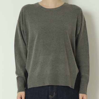 配色ニットプルオーバー 523812