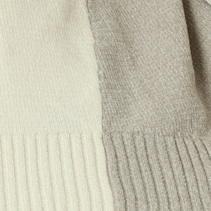 モール配色Vネックニット　523818