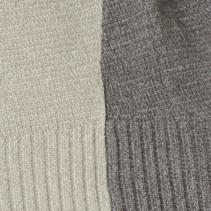 モール配色Vネックニット　523818